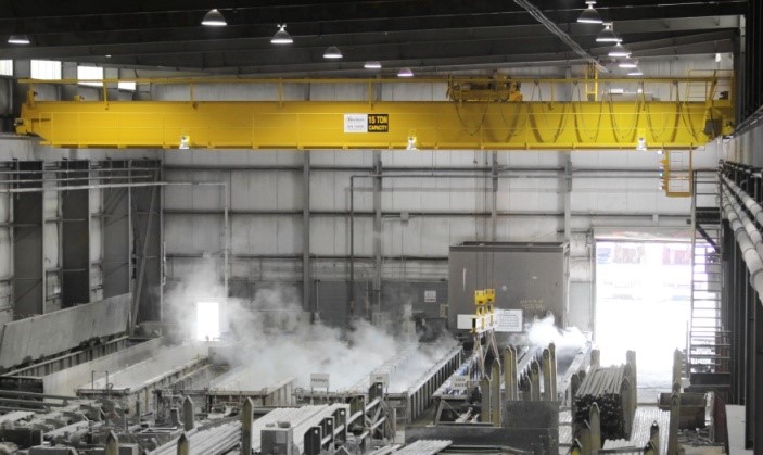 15 Ton Semi-Automated Overhead Crane (#18936)