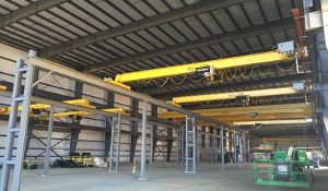 5 TON OVERHEAD CRANES WITH RUNWAYS